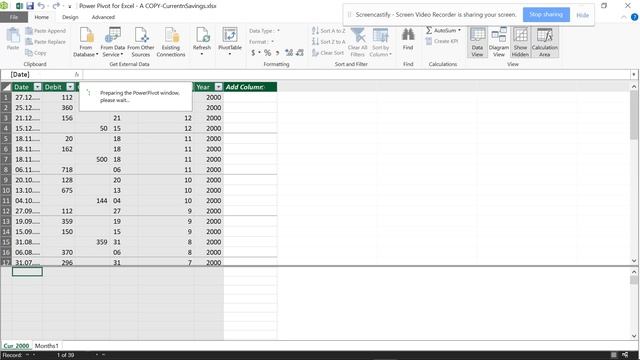 Power Pivot :(Months) Convert with excel relation (Part 3 -A) смотреть онлайн