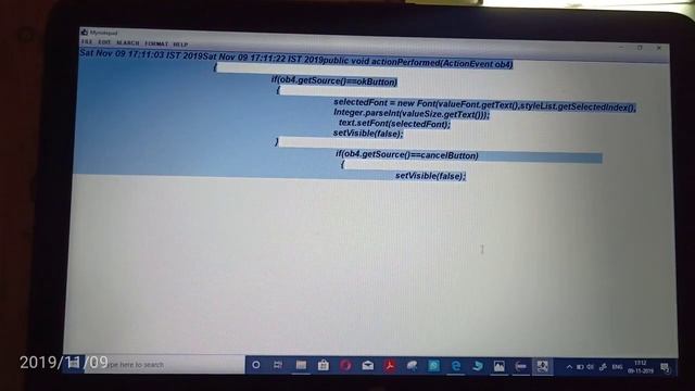 #Simple text Editor using java. смотреть онлайн