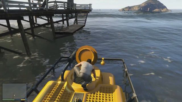 GTA V - How to get the Mini Sub смотреть онлайн