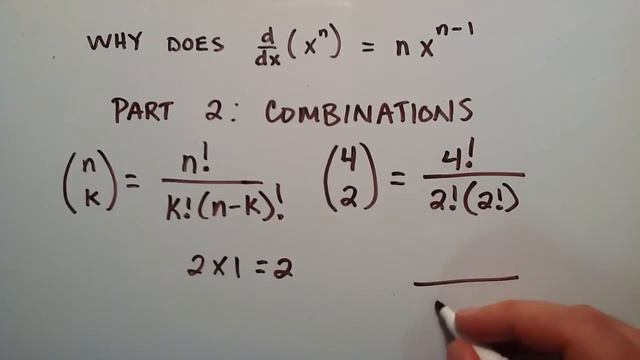 What is a Combination - Why Does d/dx (x^n) = nx^(n-1) , Part 2 смотреть онлайн