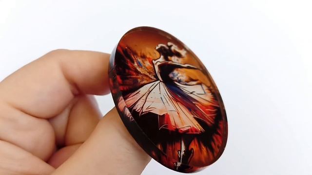 Брошь балерина из акрила смотреть онлайн