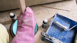 Декоративная штукатурка за копейки своими руками! Делаю акцентную стену в спальне.