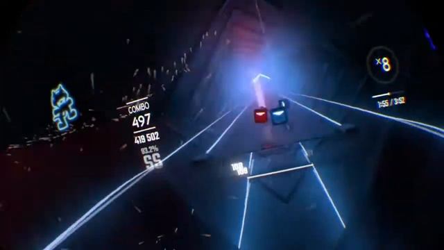 Beat Saber - Stronger ft. EMEL - MONSTERCAT MUSIC PACK VOL. 1 - Expert (FC - SS) PSVR смотреть онлайн