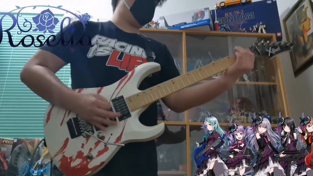 『Roselia - Fire Bird』- guitar cover смотреть онлайн