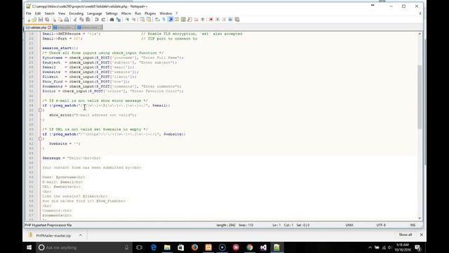 Web234 Week 8 Validate and Mail смотреть онлайн