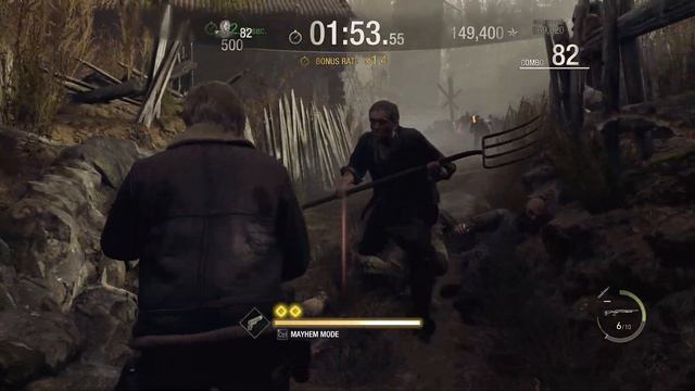Leon S++ Rank - Village - Mercenaries - RESIDENT EVIL 4 REMAKE смотреть онлайн