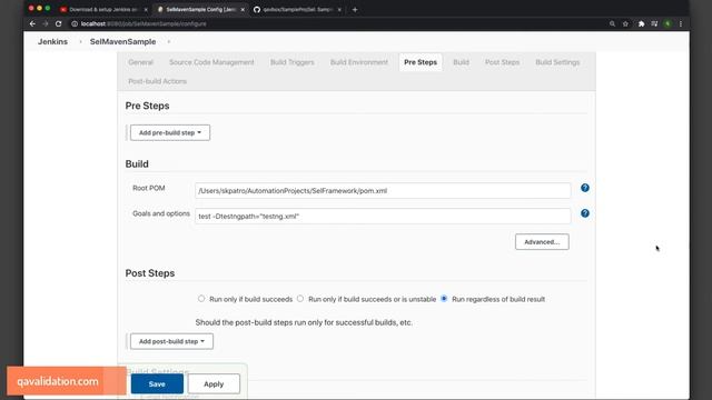Run selenium tests [from local drive & git repo] using Jenkins смотреть онлайн