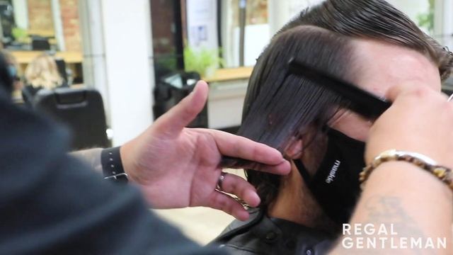 He Kept A Longer Hairstyle After Wanting A Skin Fade (Long Men's Haircut) смотреть онлайн