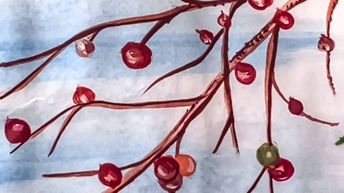 Простой рисунок для детей акварелью смотреть онлайн