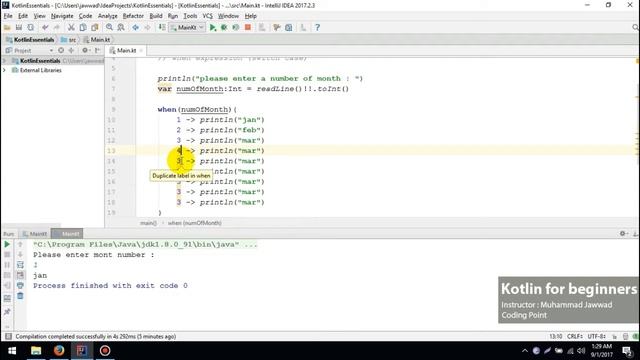 09a -Kotlin in hindi/urdu - when expression смотреть онлайн