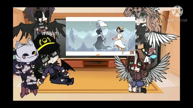 *tw. flashing lights att beginning* aftons react to creepypastas(part 1) memes/songs are not mine смотреть онлайн
