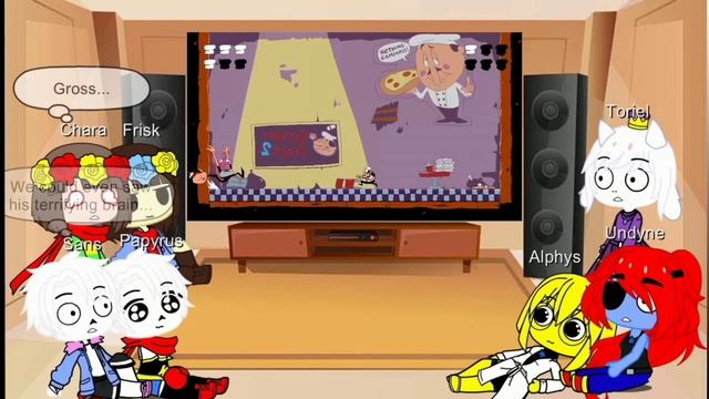 UNDERTALE react to "Pizza Tower (All Bosses)" | Read Description | Requested | Gacha Reaction смотреть онлайн