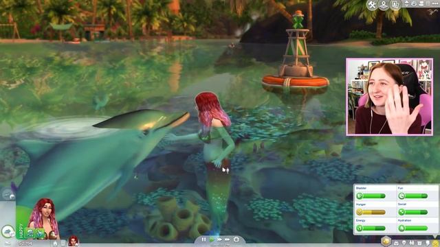 FIRST LOOK AT MERMAIDS (FISH PEOPLE) IN THE SIMS 4: ISLAND LIVING смотреть онлайн