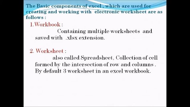 Computer Science - Class 7 - Editing And Excel Worksheet.