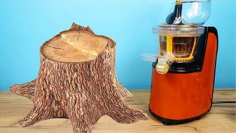 ЧТО ЕСЛИ ВЫЖАТЬ СОК ИЗ ДЕРЕВА_ Бедная соковыжималка! Alex Boyko смотреть онлайн