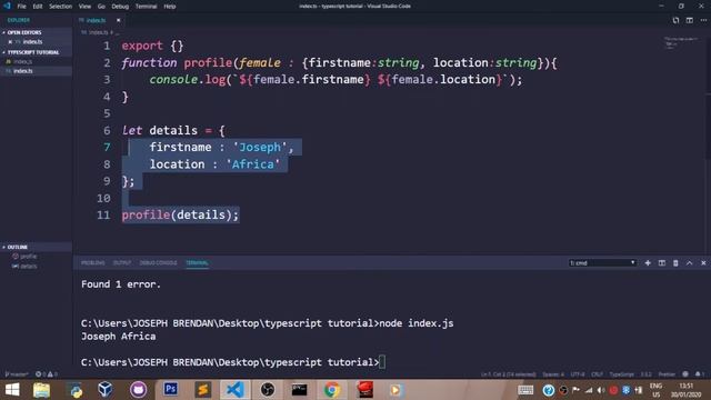 Typescript Tutorial - 13 - Interfaces смотреть онлайн
