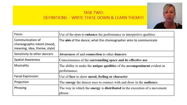 GCSE Dance Lesson 2 Expressive Skills смотреть онлайн