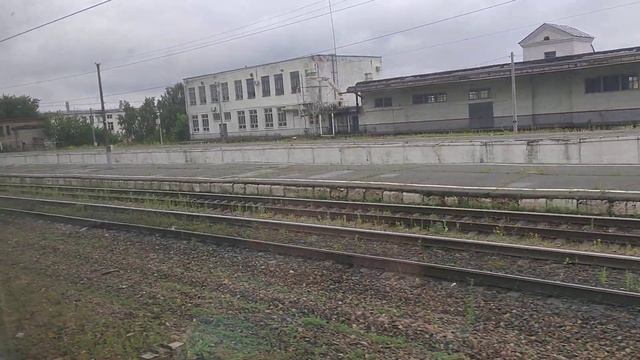 Прибываем на станцию Орёл!!! По пути встречаем различную железнодорожную технику!!! смотреть онлайн