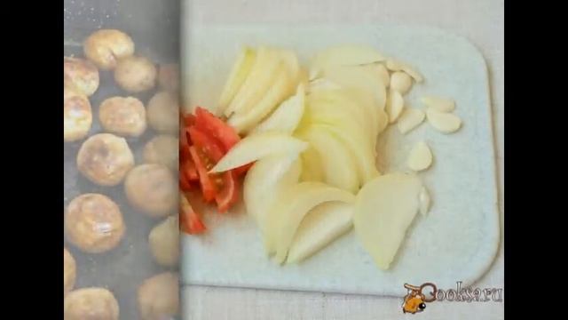 Гарнир из молодого картофеля в сковородеВ смотреть онлайн