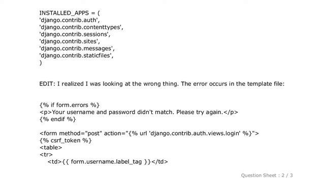 Django : django - no reverse match for login view смотреть онлайн