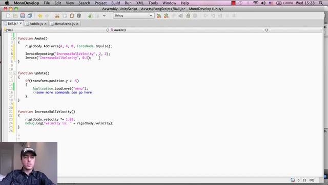 Unity tutorial - Pong Game - How To Make Mobile Games - part 5A смотреть онлайн