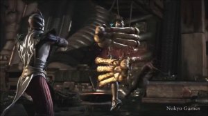 Mortal Kombat X All Fatalities on Kitana no mask Ryona HQ