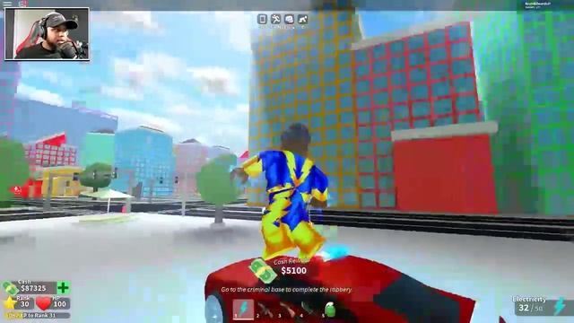 3 PLAYER ROB ALL STORES IN MAD CITY CHALLENGE!! (Roblox Livestream)