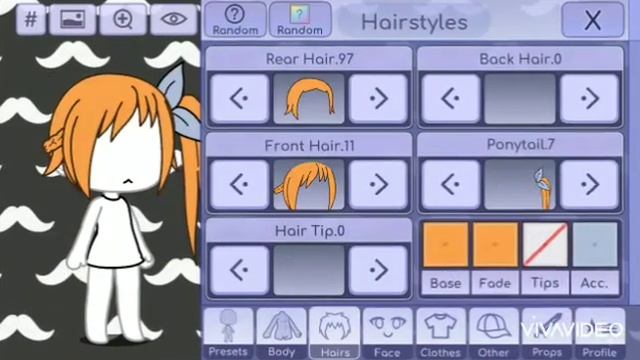 Идеи для причёсок в Gacha Life смотреть онлайн