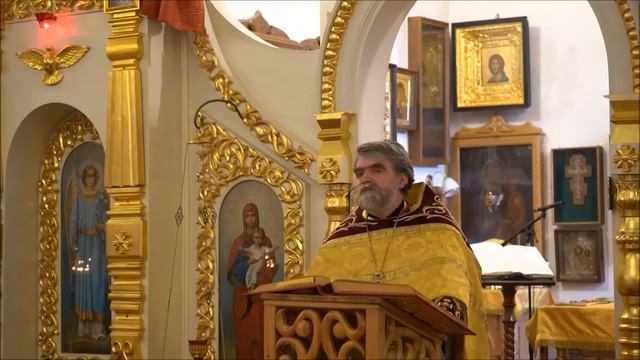 Проповедь протоиерея Романа Гуцу на евангельскую притчу о неразумном богаче (Лк. 12:16-21). смотреть онлайн