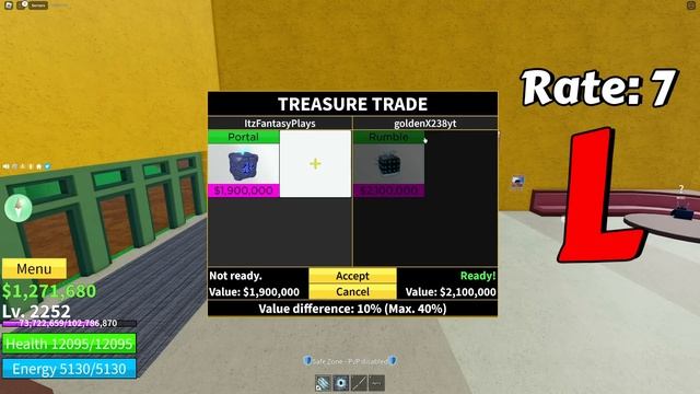 What People Trade For Portal Fruit? Trading Portal in Blox Fruits смотреть онлайн