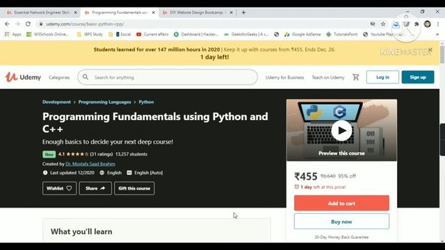 Udemy Free Certificate Courses Linux Python C++ WordPress + Free Project Online Classes смотреть онлайн