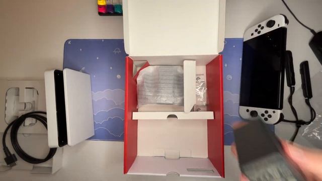 Распаковка Nintedo Switch Oled Zelda