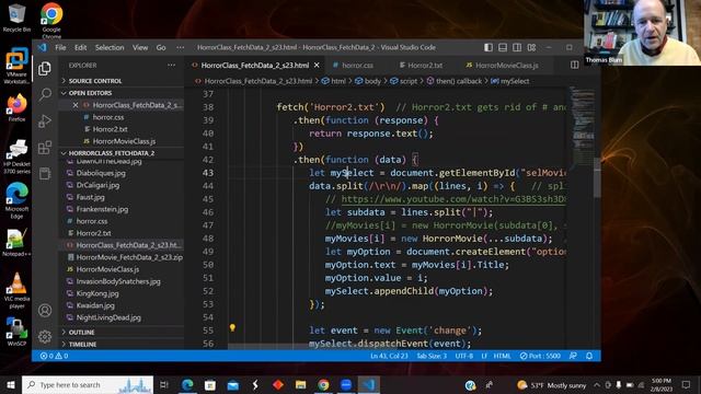 JavaScript: Fetching a Line-Delimited Data File to create an Array of Objects смотреть онлайн