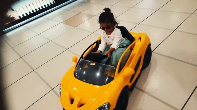 Weekend plan... Play with Ride on car at Forum Mall #cardriving #kidscar #kids channel #sam updates