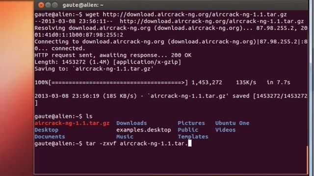 Installing Aircrack-ng with explanation and no background music смотреть онлайн