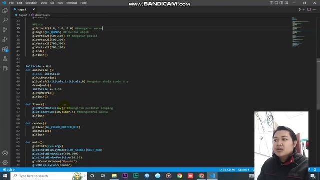 UTS Grafika Komputer - Animasi 2D dengan Python смотреть онлайн