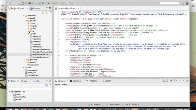 Quickstart com Template Bootstrap para Joomla! 3.5 смотреть онлайн
