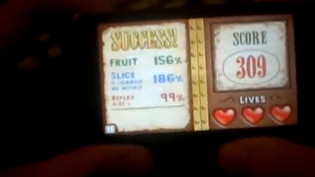 Обзор игры Fruit Ninja: Puss In Buts (Кот в сапогах) On SE Xperia Neo