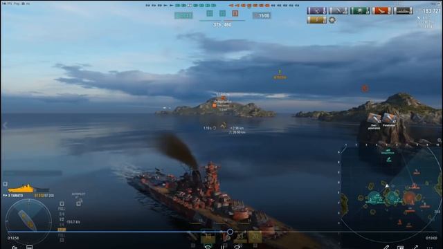 Как играть на линкорах | разбор боя одного известного стримера смотреть онлайн