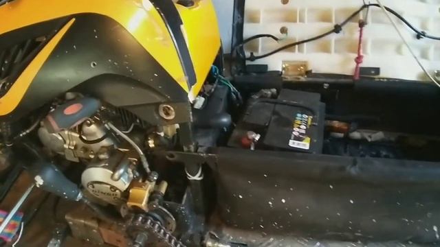 ДИНГО 125 снегоход пробег 1800 км. (обзор) смотреть онлайн