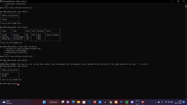 Tutorial Penggunaan Data Definition Language (DDL) SQL || Database смотреть онлайн