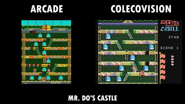 All Arcade Vs Colecovision Games Compared Side By Side