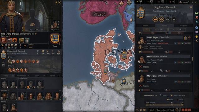 Rise of the North Sea Empire | Crusader Kings 3: Svend II of Denmark 1066 | Ep 1: Gathering Allies смотреть онлайн