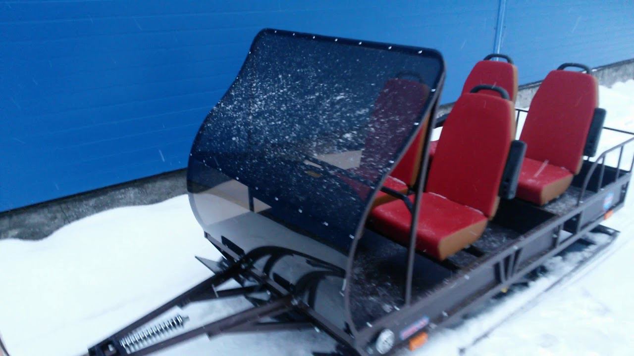 Обзор саней для снегохода "ВАНЁК 400-1" смотреть онлайн