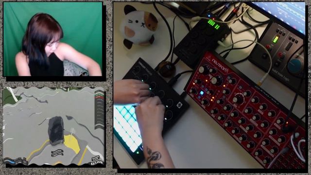 "requiem" - behringer neutron x novation circuit tracks patch смотреть онлайн