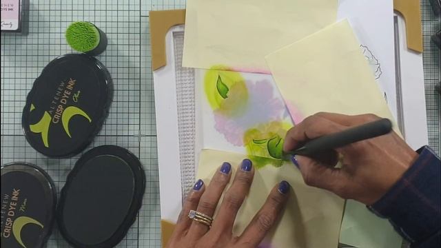 Altenew Colorful Carnations Video Hop + Giveaway | Coloring stencils | Color pencils for shading смотреть онлайн