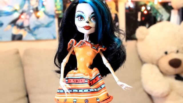 Скелита Калаверас "карнавал Страха" ( Обзор на куклу Монстер Хай, Monster high doll review) смотреть онлайн