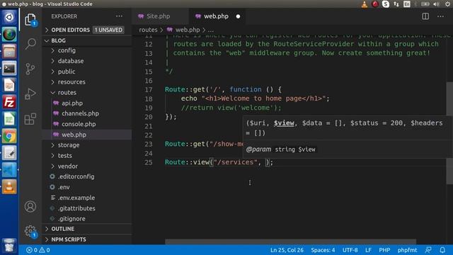 Learn Laravel 8 Tutorials in Hindi - #5 - Routing in Laravel 8 (Basic, With Views, With Parameters) смотреть онлайн