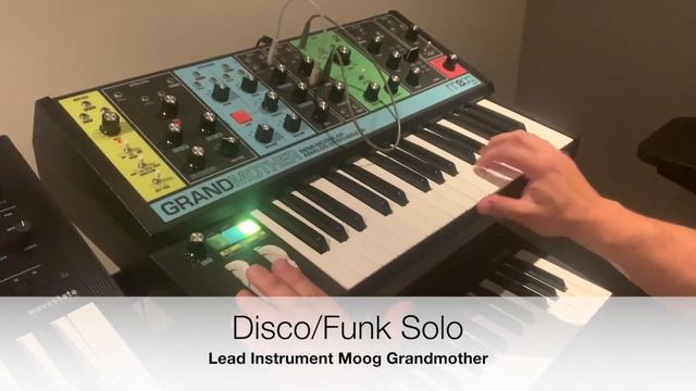 3 Synth Solos - By Marc Barnes, Moog Grandmother, Roland JD-XA Roland JD-08, Roland AX-Edge