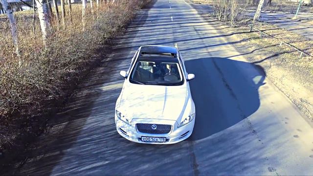 АэроСъемка Jaguar XJ Long Zona-Aero.ru смотреть онлайн